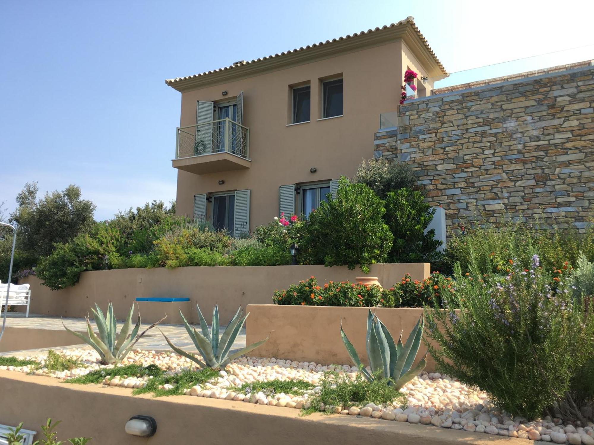 Luxury Villa + Guest House Couchers De Soleil Mer Skiathos by Eksteriør billede